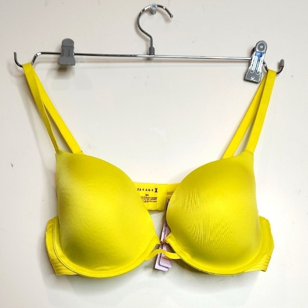 Savage X Fenty Vibrant Yellow Bra